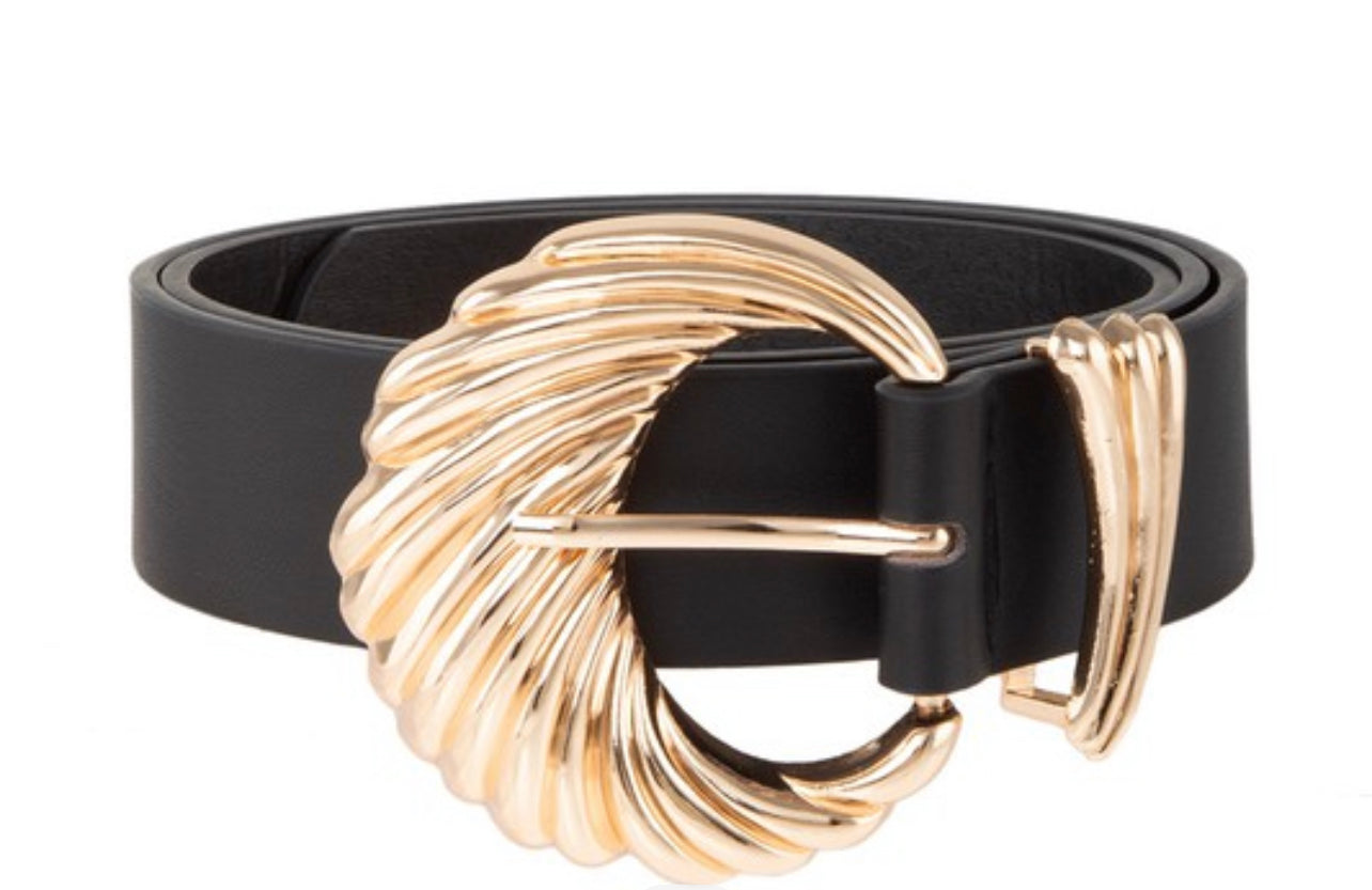 Shell Buckle Belt