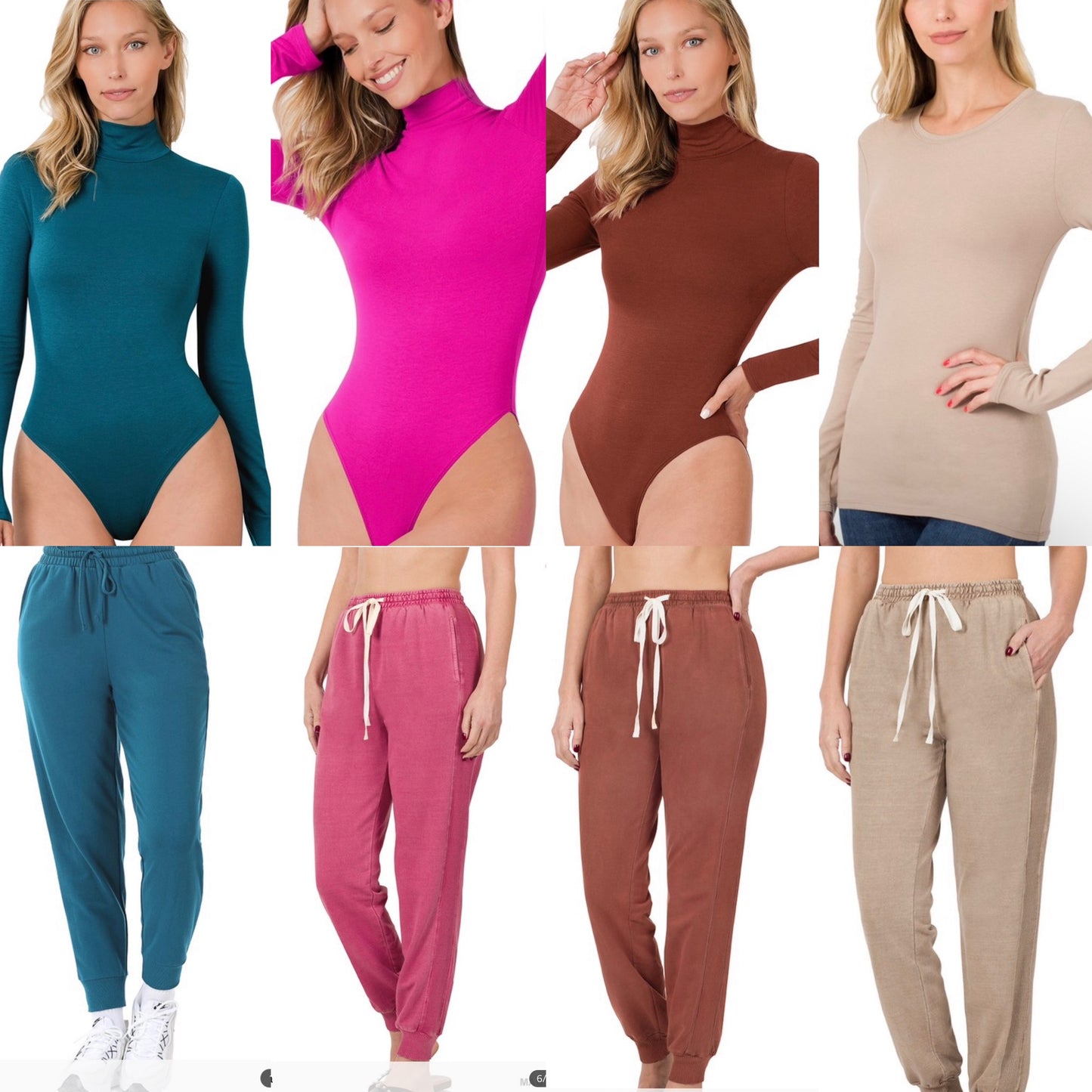 Mock Neck Jogger set.