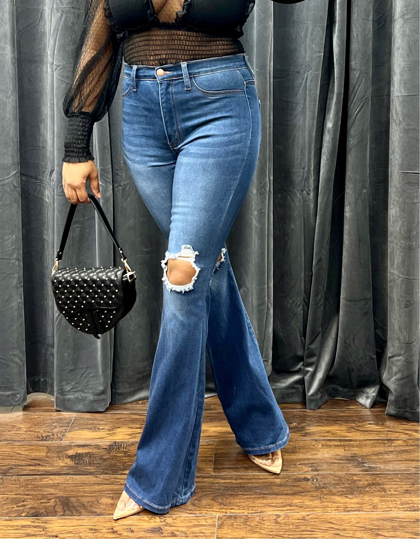 Perfect Fit Wide Leg Jeans