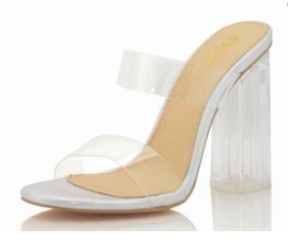 Holographic Clear heel